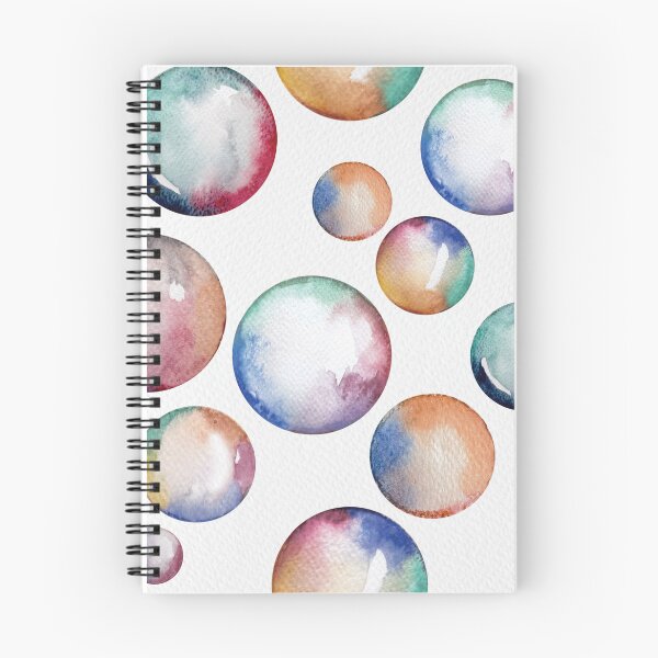 Item preview, Rainbow Soap Watercolour Bubbles designed and sold by ArtLiliMartins.