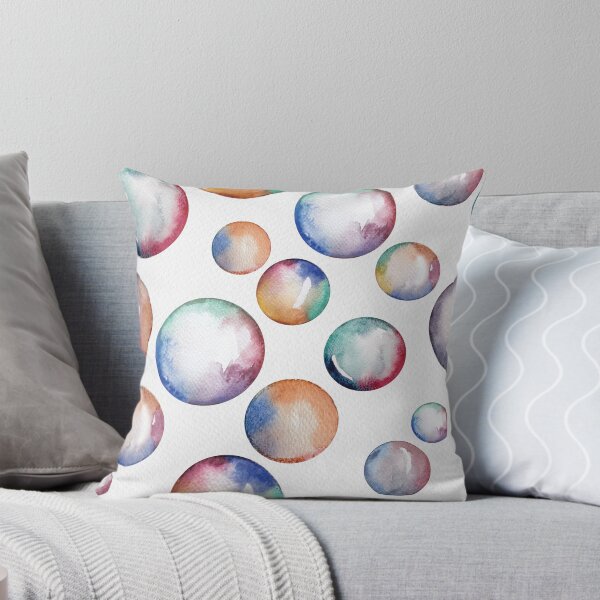 Aperçu de l'œuvre Bulles de savon aquarelle arc-en-ciel créée et vendue par ArtLiliMartins.