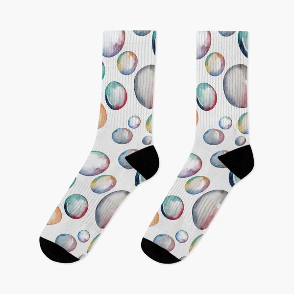 Item preview, Rainbow Soap Watercolour Bubbles designed and sold by ArtLiliMartins.