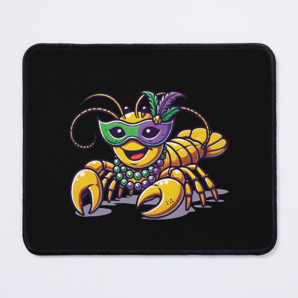 Item preview, Mardi Gras Crawfish Beads Mask Fun designed and sold by LuminOrb.