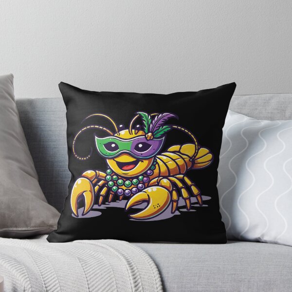Item preview, Mardi Gras Crawfish Beads Mask Fun designed and sold by LuminOrb.