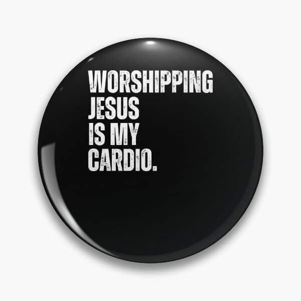Item preview, Worshipping Jesus is my Cardio funny designed and sold by snowry.