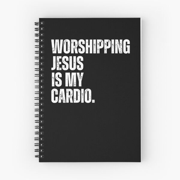 Item preview, Worshipping Jesus is my Cardio funny designed and sold by snowry.