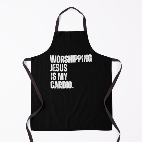 Item preview, Worshipping Jesus is my Cardio funny designed and sold by snowry.