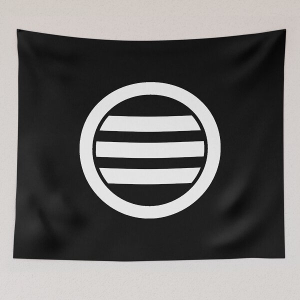 Item preview, White Kikkawa Clan Mon with White Background designed and sold by Mon & Matrix.