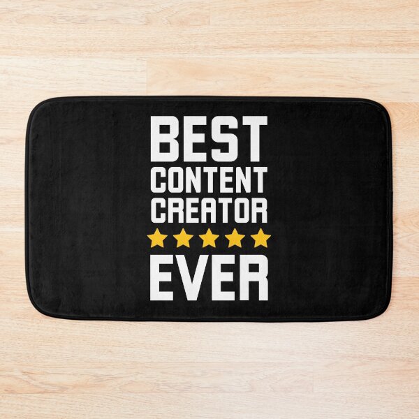 Item preview, Best Content Creator Ever funny designed and sold by snowry.