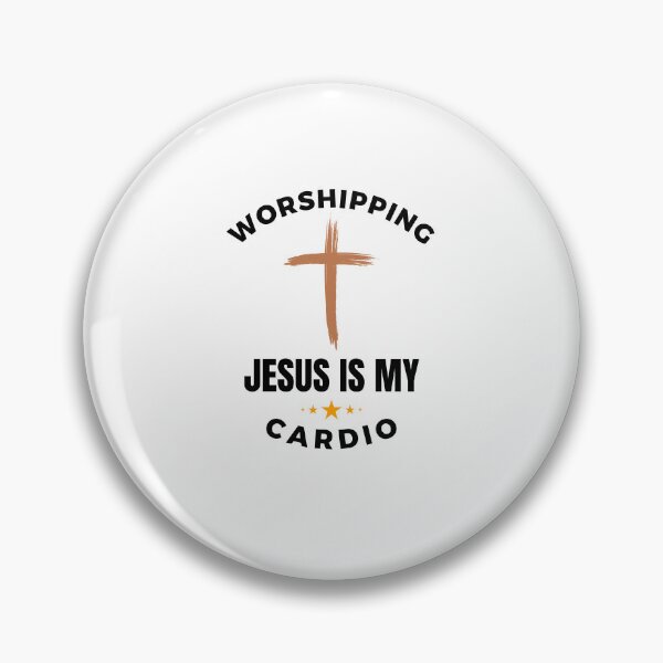 Item preview, Worshipping Jesus is my Cardio funny designed and sold by snowry.