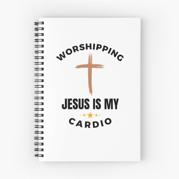 Item preview, Worshipping Jesus is my Cardio funny designed and sold by snowry.