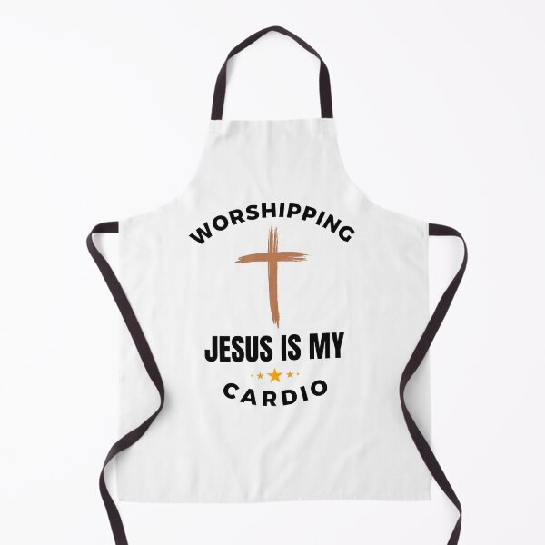 Item preview, Worshipping Jesus is my Cardio funny designed and sold by snowry.