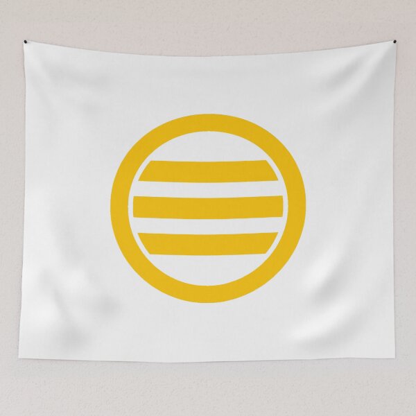Item preview, Gold Kikkawa Clan Mon with White Background designed and sold by Mon & Matrix.