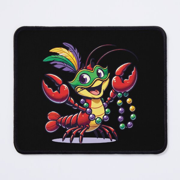 Item preview, Mardi Gras Crawfish Festive Beads Fun designed and sold by LuminOrb.