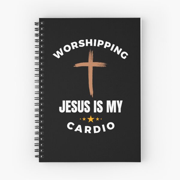 Item preview, Worshipping Jesus is my Cardio funny designed and sold by snowry.
