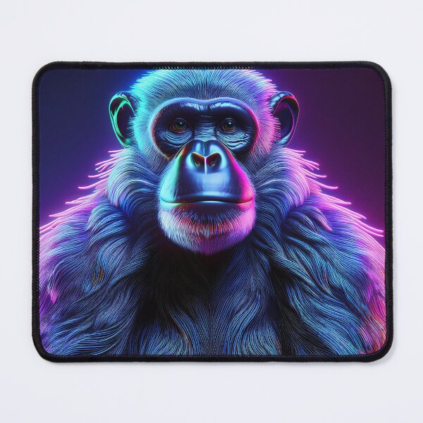 Item preview, Gorilla | Glowing Neon Monkey Collection | Hyperrealistic designed and sold by monkeybusiness.pt.