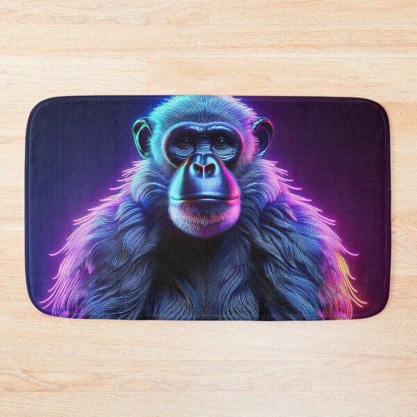 Item preview, Gorilla | Glowing Neon Monkey Collection | Hyperrealistic designed and sold by monkeybusiness.pt.
