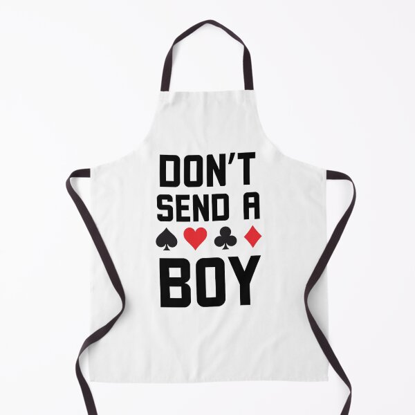 Item preview, Don't Send a Boy funny euchre player saying humor designed and sold by snowry.