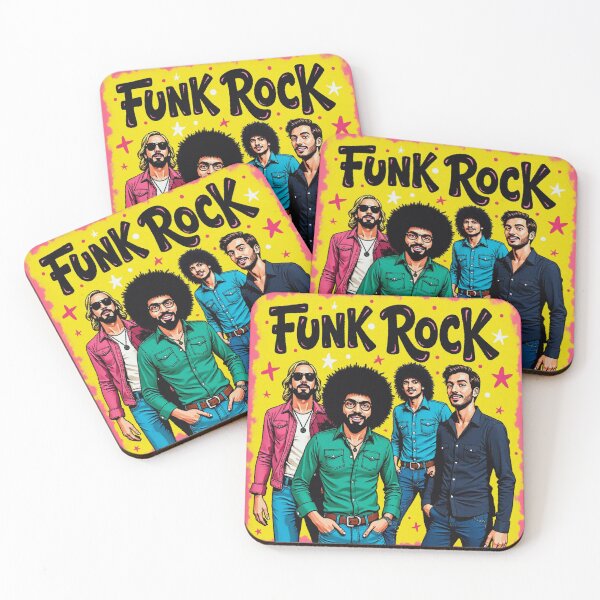 Item preview, Groovy Funk Rock Album Art - 80s/90s Energy Design designed and sold by Rockuanna.