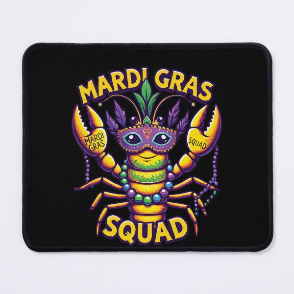 Item preview, Mardi Gras Crayfish Squad Celebration Fun designed and sold by LuminOrb.
