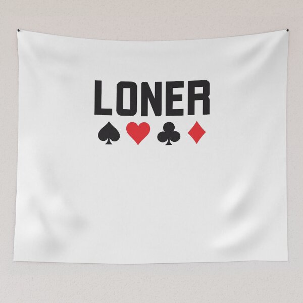 Item preview, Loner funny euchre player Euchre humor designed and sold by snowry.