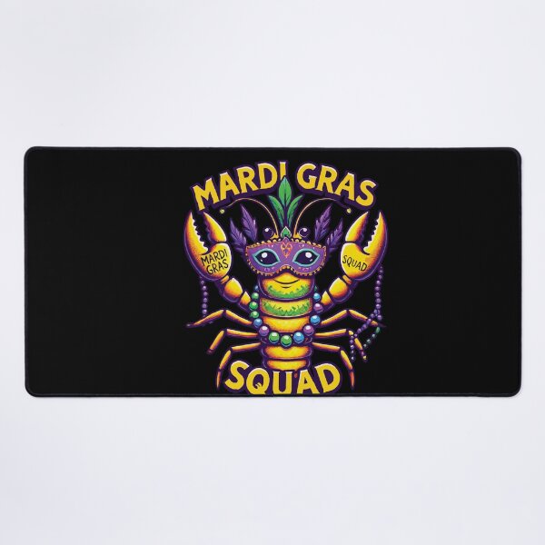 Item preview, Mardi Gras Crayfish Squad Celebration Fun designed and sold by LuminOrb.