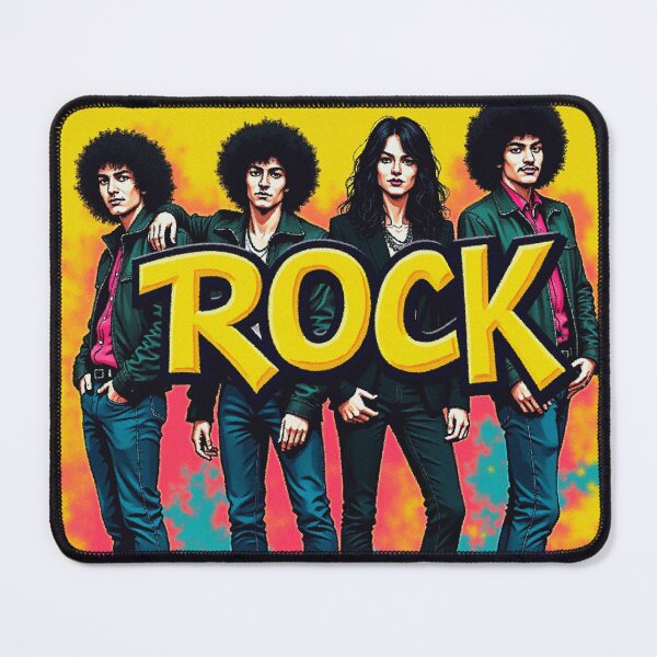 Item preview, Electric Funk Rock Album Cover - Vibrant Retro Colors designed and sold by Rockuanna.