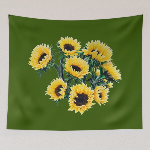 Item preview, SUNFLOWERS ACRYLIC PAINTING,  SUNFLOWER ART designed and sold by Danicus666.