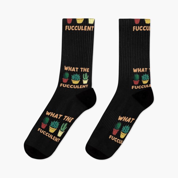 Item preview,  "What The Fucculent" – Funny Succulent & Cactus Graphic Sweatshirt for Plant Lovers designed and sold by Colorful-Garden.