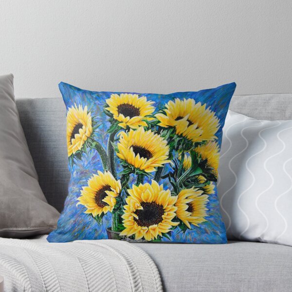 Item preview, SUNFLOWERS ACRYLIC PAINTING,  SUNFLOWER ART designed and sold by Danicus666.