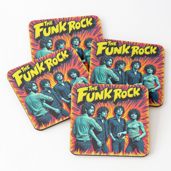 Item preview, Bold Graphic Funk Rock Album Art - Dynamic 80s/90s Style designed and sold by Rockuanna.
