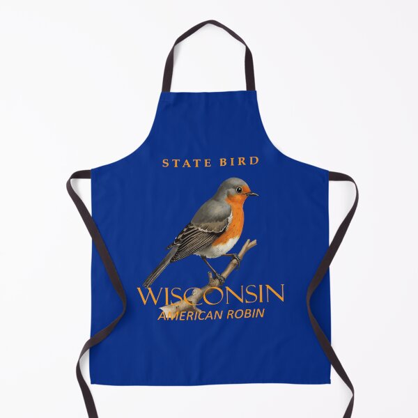Item preview, Wisconsin Territory Bird Turdus Migratorius designed and sold by taiche.