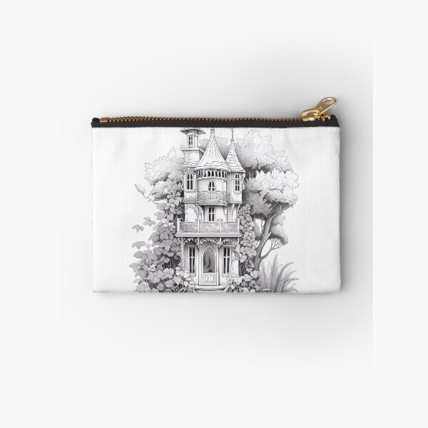 Item preview, Magical Fairy House #11 Coloring Page Pattern  designed and sold by DavidColoring.
