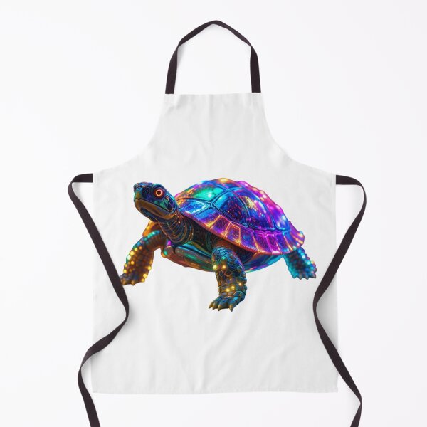 Item preview, Cyberpunk Neon Turtle – Futuristic Glow designed and sold by GloriousArtSKD.
