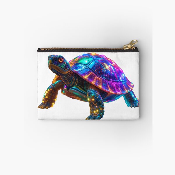 Item preview, Cyberpunk Neon Turtle – Futuristic Glow designed and sold by GloriousArtSKD.