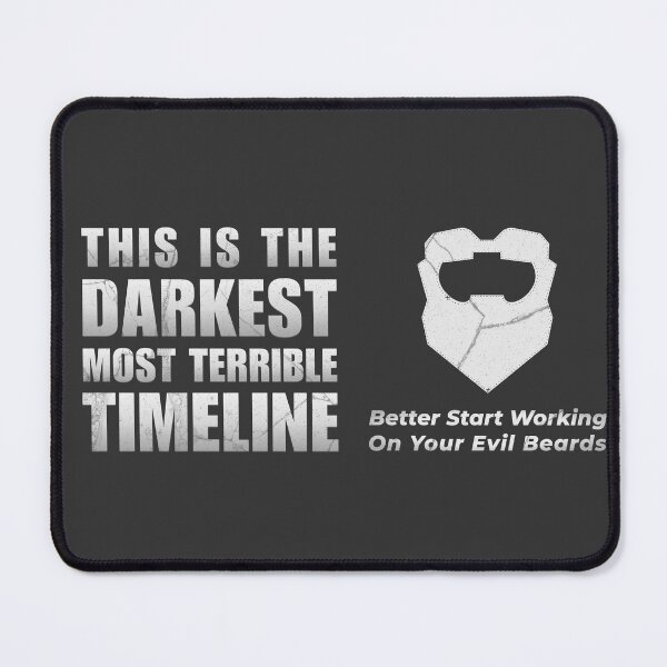 Item preview, Community TV Show Parody – Darkest Timeline Evil Beard Design designed and sold by PricklyBearArt.