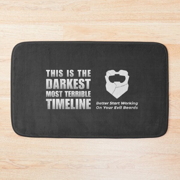 Item preview, Community TV Show Parody – Darkest Timeline Evil Beard Design designed and sold by PricklyBearArt.