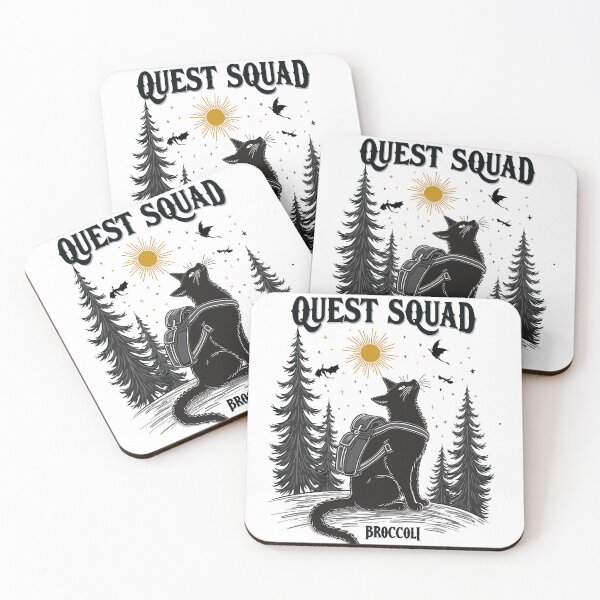 Item preview, Quest Fantasy Squad Broccoli Funny Cat. designed and sold by iPrintastyCo.