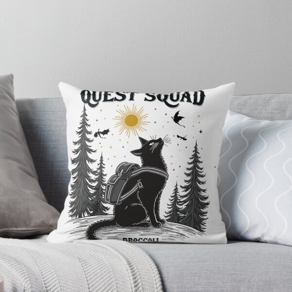 Item preview, Quest Fantasy Squad Broccoli Funny Cat. designed and sold by iPrintastyCo.