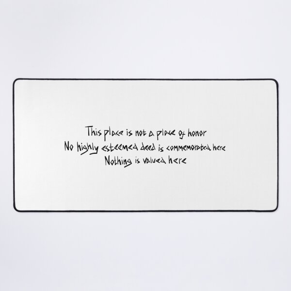 Item preview, Nuclear warning message (black) designed and sold by TheDoodlemancer.