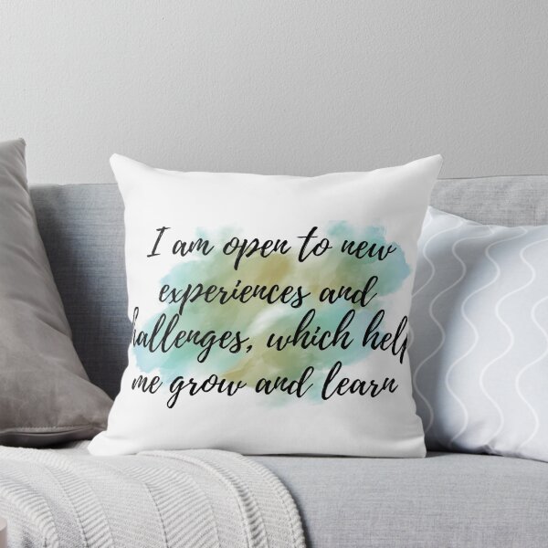 Item preview, I am open to new experiences and challenges, which help me grow and learn - Positive Affirmations - For Men [ 2025 - Collection ] designed and sold by elmsstudios.