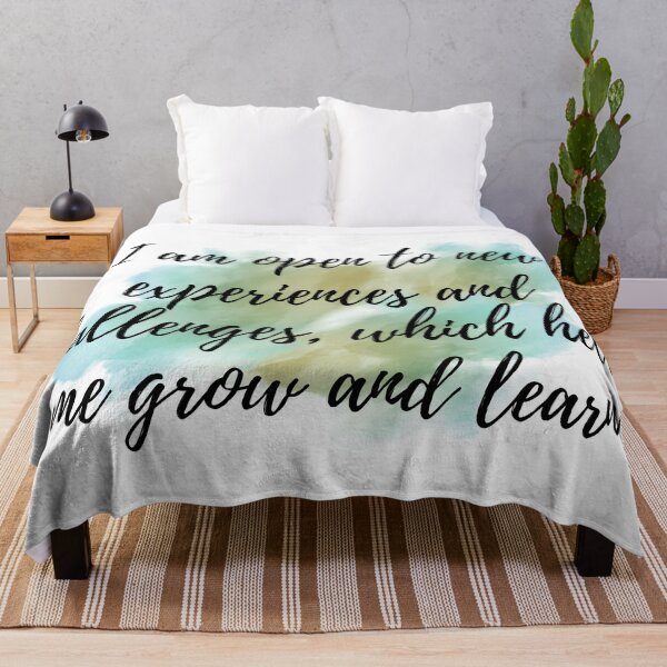Item preview, I am open to new experiences and challenges, which help me grow and learn - Positive Affirmations - For Men [ 2025 - Collection ] designed and sold by elmsstudios.