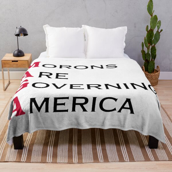 Item preview, Morons Are Governing America designed and sold by Angry Swan Designs.