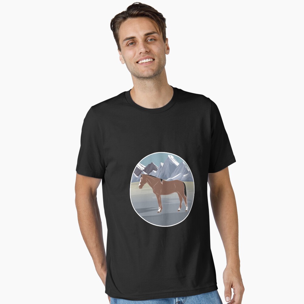 Aperçu de l'œuvre T-shirt essentiel créée et vendue par WebEquitation.