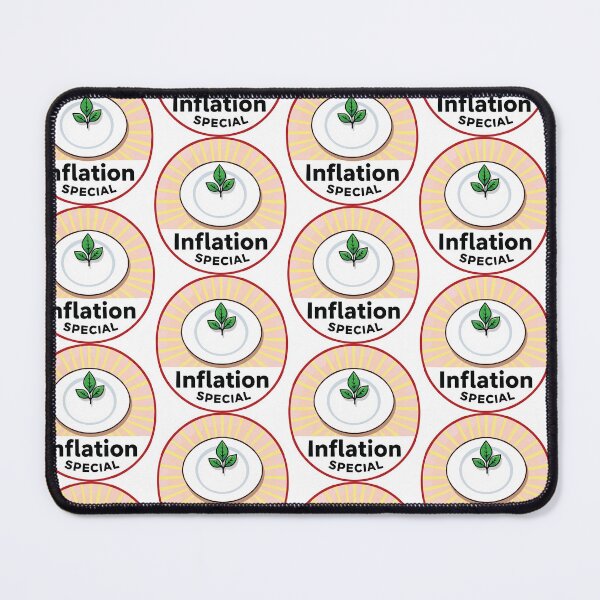 Item preview, Inflation Special – Funny Minimalist Food Art designed and sold by CrownedCanvas.