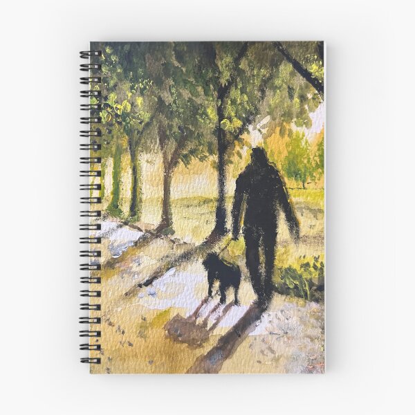 Item preview, Walking The Dog In The Park designed and sold by TheArtCave.