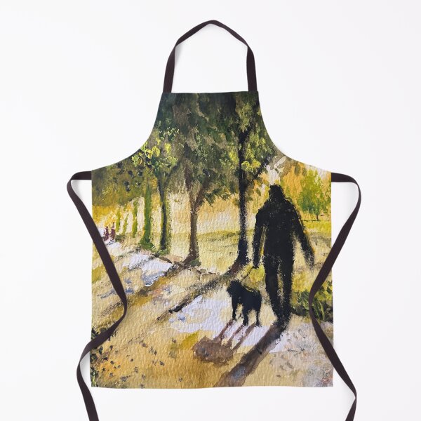 Item preview, Walking The Dog In The Park designed and sold by TheArtCave.