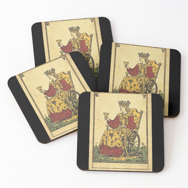 Item preview, Queen of cups wheelchair tarot designed and sold by MendaciousMina.