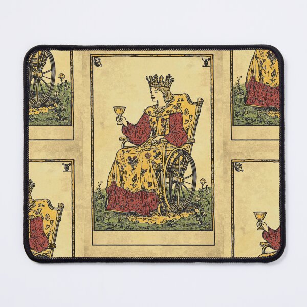 Item preview, Queen of cups wheelchair tarot designed and sold by MendaciousMina.