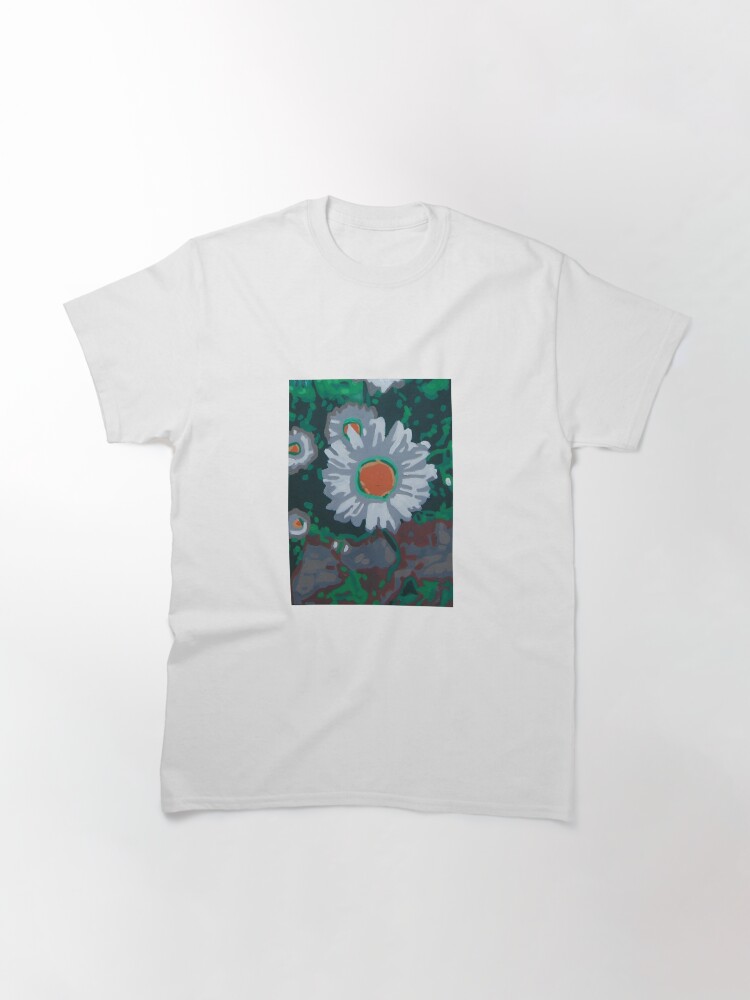 Thumbnail 3 of 7, Classic T-Shirt, A daisy under a couple of apple trees. designed and sold by artistDanJ.