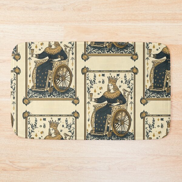 Item preview, Queen of cups wheelchair tarot designed and sold by MendaciousMina.