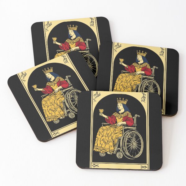 Item preview, Queen of cups wheelchair tarot designed and sold by MendaciousMina.