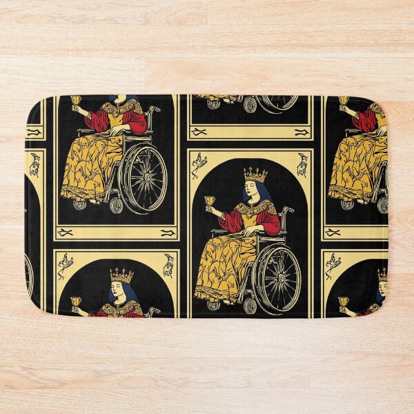 Item preview, Queen of cups wheelchair tarot designed and sold by MendaciousMina.